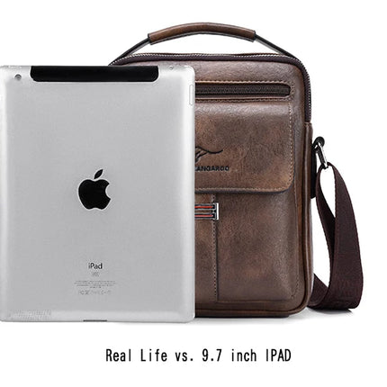 Men's Shoulder Bag Vintage Messenger Bag Leather