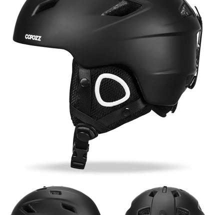 COPOZZ Lightweight Ski & Snowboard Helmet for Men, Women & Kids