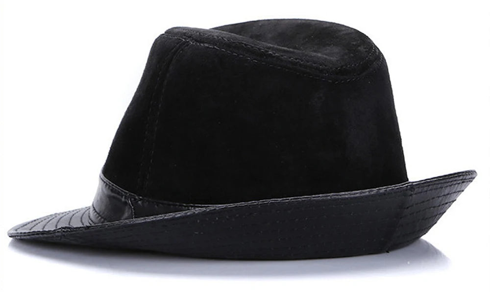 New Men Real Genuine Sheepskin Leather