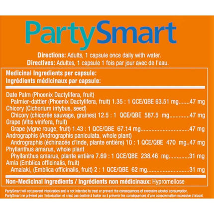 Himalaya PARTY SMART (10 Caps), 10 Nights of Partying Hard