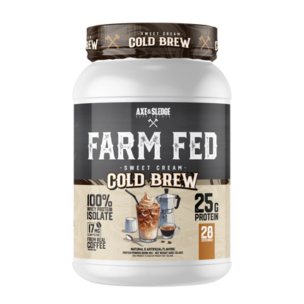 Axe & Sledge Farm Fed Whey Isolate Protein Powder
