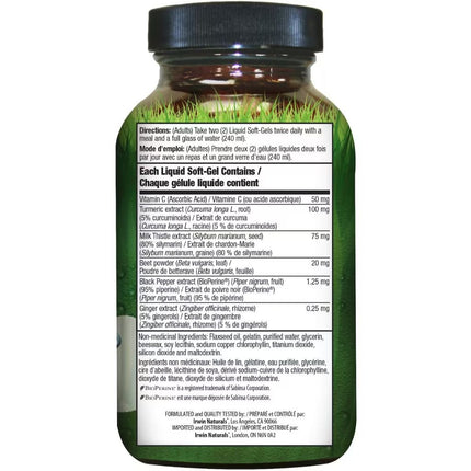 Irwin Naturals MILK THISTLE LIVER DETOX, 60 Softgels
