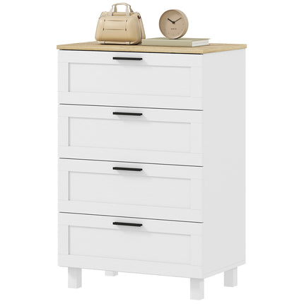 Taylor Chest with 4 Drawers for Bedroom-White