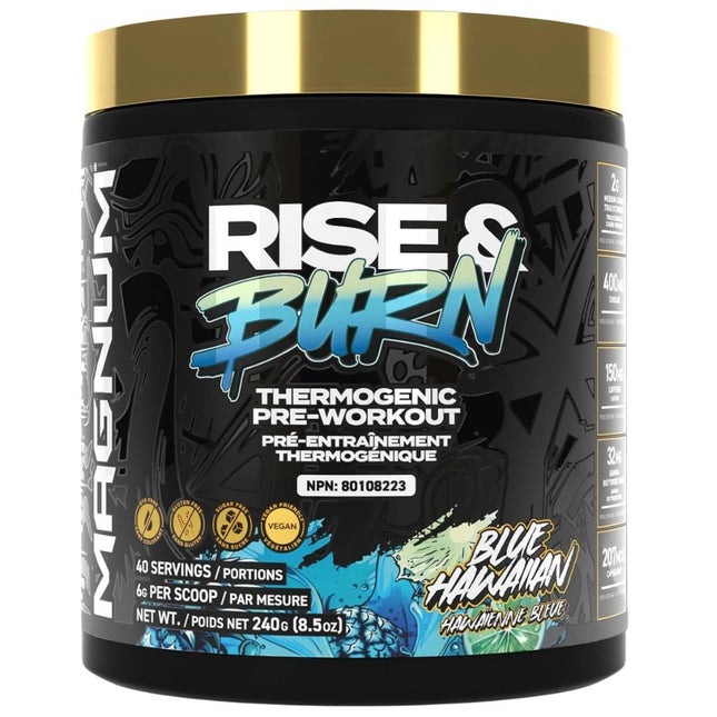Magnum RISE & BURN THERMOGENIC PRE-WORKOUT, 40 Servings