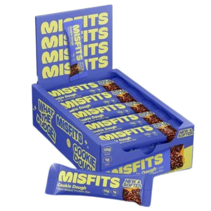 Misfits PLANT BASED PROTEIN BARS, 15 Bars/Box