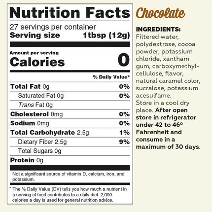 Mrs Taste ZERO CALORIE SYRUPS, 335g