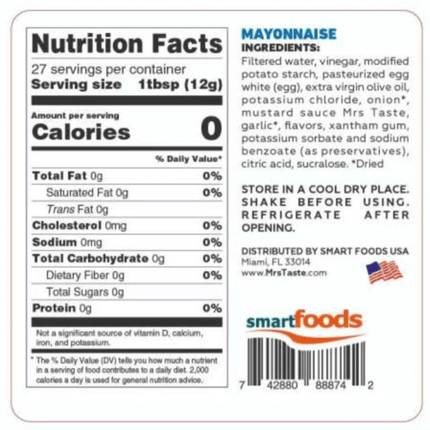 Mrs Taste ZERO/LOW CALORIE SAUCES