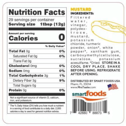 Mrs Taste ZERO/LOW CALORIE SAUCES