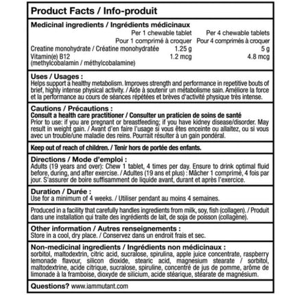 Mutant CREATINE BYTZ, 80 Tablets