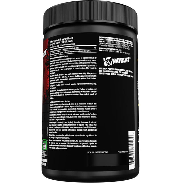Mutant 100% MICRONIZED CREATINE MONOHYDRATE, 300g