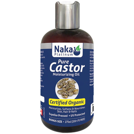Naka Platinum PURE CASTOR MOISTURIZING OIL, 270ml