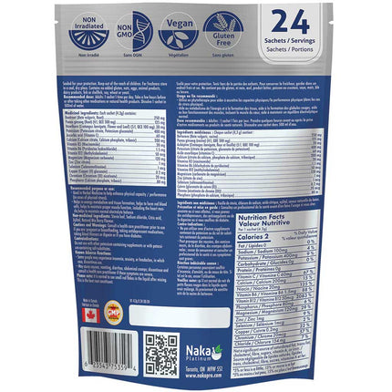 Naka Platinum ELECTROLYTES + ENERGY, 24 Sachets