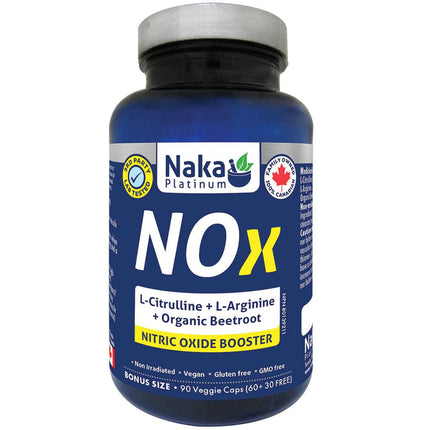 Naka PLATINUM NOX (Nitric Oxide), 90 VCaps