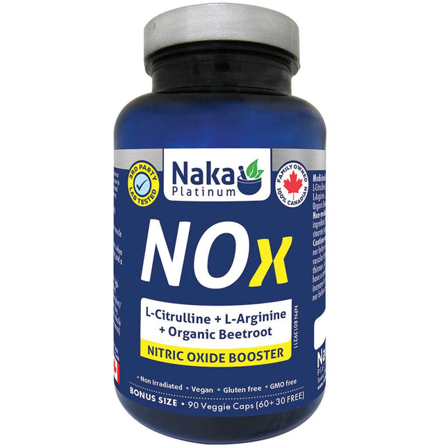 Naka PLATINUM NOX (Nitric Oxide), 90 VCaps