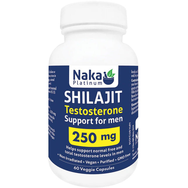 Naka Platinum SHILAJIT TEST SUPPORT FOR MEN, 60 VCaps
