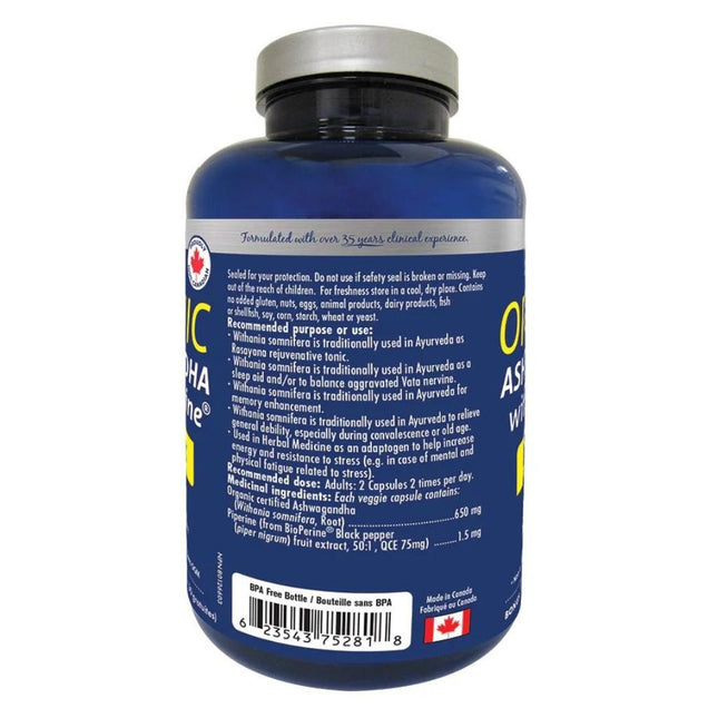 Naka Platinum ASHWAGANDHA w/ BIOPERINE, 75 VCaps
