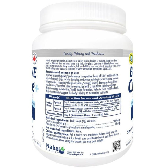 Naka Platinum BIOACTIVE CREATINE +B6, 400g