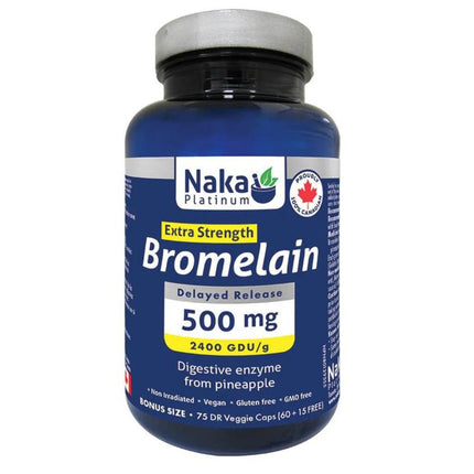 Naka Platinum BROMELAIN, 75 Caps