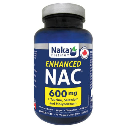 Naka Platinum ENHANCED NAC, 75 VCaps