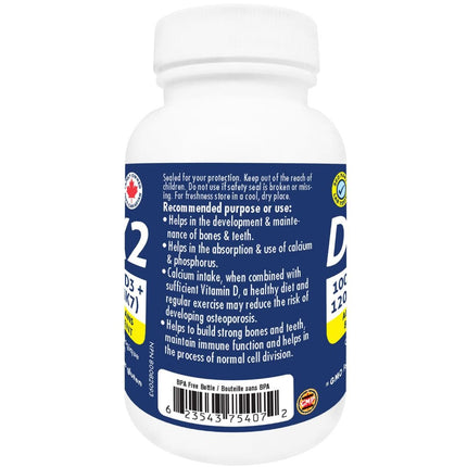 Naka Platinum VITAMIN D3+K2, 60 Softgels