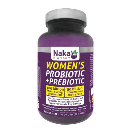 Naka Platinum WOMEN'S PROBIOTIC + PREBIOTIC, 35 VCaps