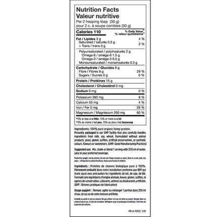 North Coast Naturals ORGANIC RAW HEMP PROTEIN, 840g