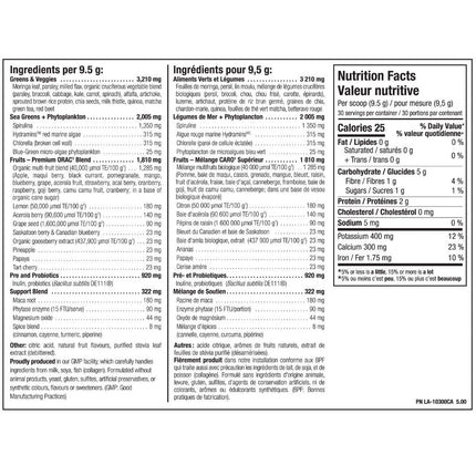 North Coast Naturals DAILY GREENS (60 Servings), 570g