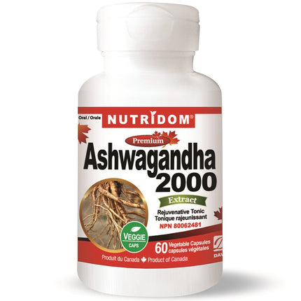 Nutridom ASHWAGANDHA 2000, 60 VCaps