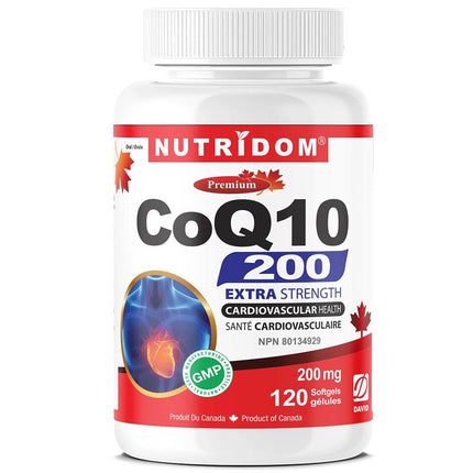 Nutridom COQ10 200 EXTRA STRENGTH, 120 Softgels