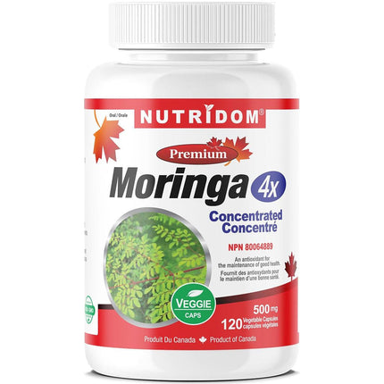 Nutridom PREMIUM MORINGA 4X CONCENTRATED, 120 VCaps