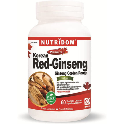 Nutridom KOREAN RED-GINSENG (PANEX), 60 VCaps