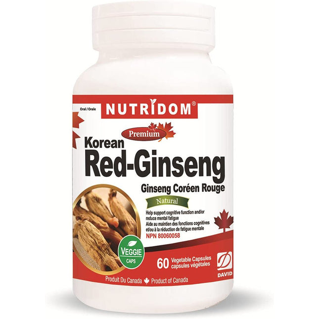 Nutridom KOREAN RED-GINSENG (PANEX), 60 VCaps