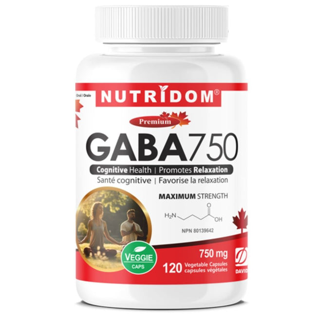Nutridom GABA 750mg, 120 VCaps