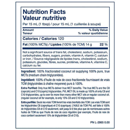 PVL Pure MCT OIL, 946ml (Unflavoured)
