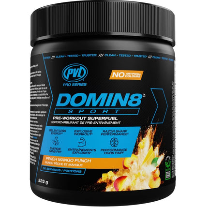 PVL DOMIN8 SPORT (225g), 30 Servings