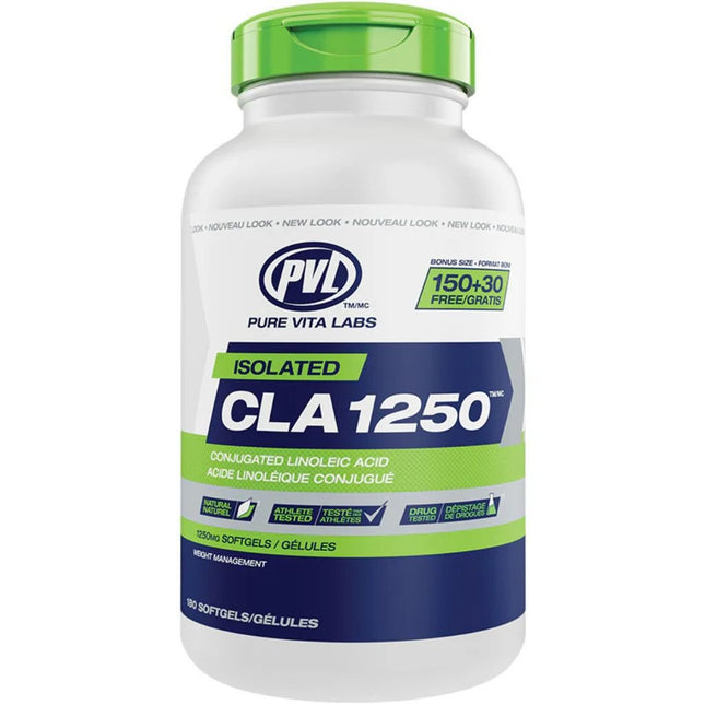 PVL ISOLATED CLA 1250, 180 Softgels