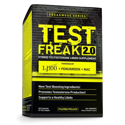 PharmaFreak TEST FREAK 2.0, 180 VCaps