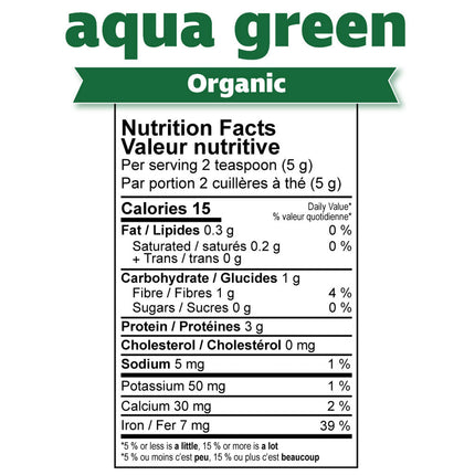 Prairie Naturals ORGANIC AQUA GREENS, 200g