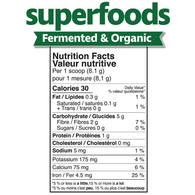 Prairie Naturals FERMENTED ORGANIC SUPERFOODS, 150g