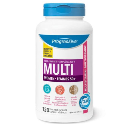 Progressive MULTIVITAMIN WOMEN 50+, 120 VCaps