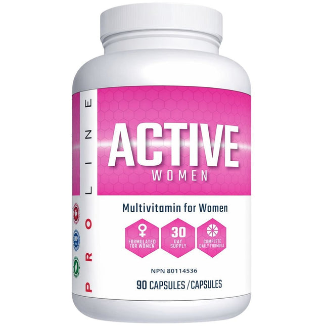 ProLine ACTIVE WOMEN MULTIVITAMIN, 90 Caps