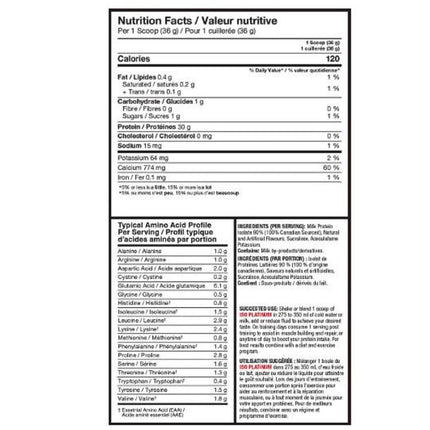 ProLine ISO PLATINUM ISOLATE PROTEIN, 4lb
