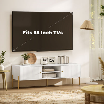 Harley TV Stand for TVs up to 65"-White