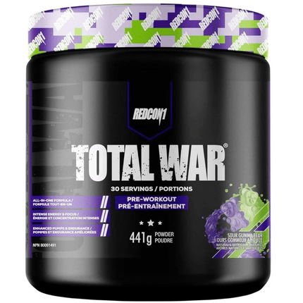 RedCon1 TOTAL WAR (Pre-Workout), 30 Servings
