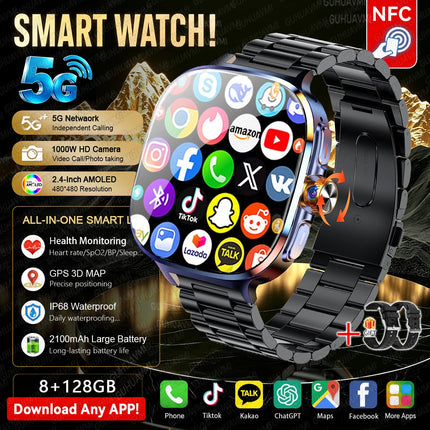 5G/4G Smart Watch with Video Call