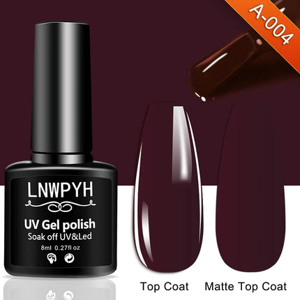 Gel Nail Polish Kit with UV Lamp & Electric Nail Drill – Complete Manicure Set