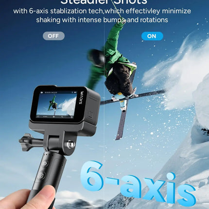 DIBELLAY SJCAM SJ20 4K Dual-Lens Action Camera – Anti-Shake, Waterproof, 5G WiFi, Touch Screen, Motion Detection