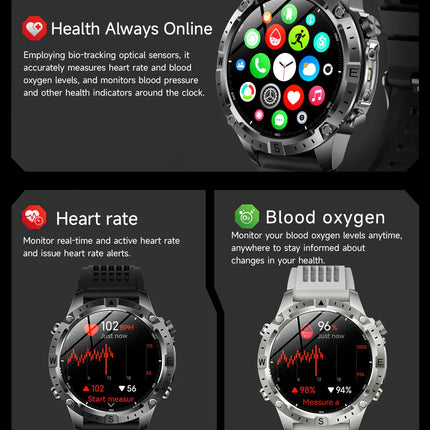 Outdoor Military GPS Smart Watch