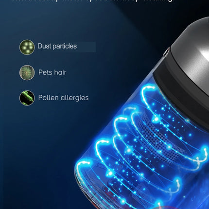 ABIR VC205 Smart Cordless Vacuum – 27000PA Suction & Touch Screen