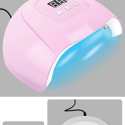 Gel Nail Polish Kit with UV Lamp & Electric Nail Drill – Complete Manicure Set